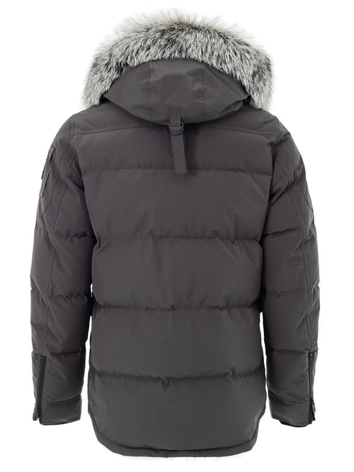 Giubbino Field Jacket in Grigio Scuro Moose Knuckles