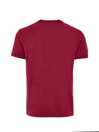 T-shirt Girocollo in Cotone Bordeaux Dolce & Gabbana