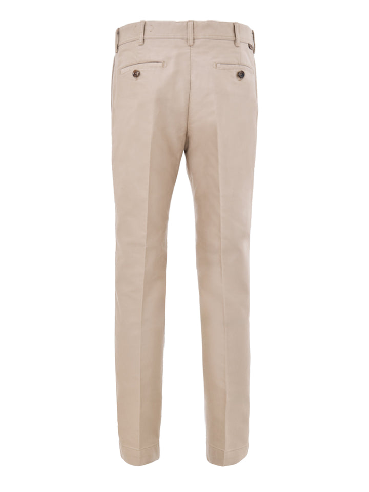 Pantalone Chino in Tessuto Tecnico Beige Tom Ford