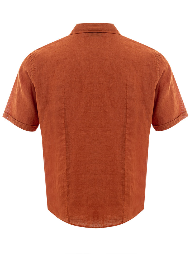 Gran Sasso Linen Half Sleeve Shirt