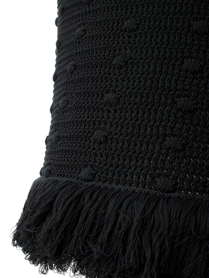 Bottega Veneta Pom Pom Knitting Skirt