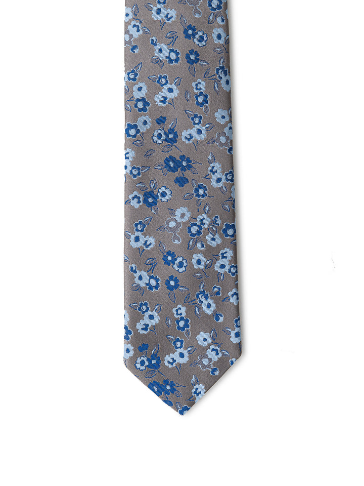 Giorgio Armani Grey Silk Tie