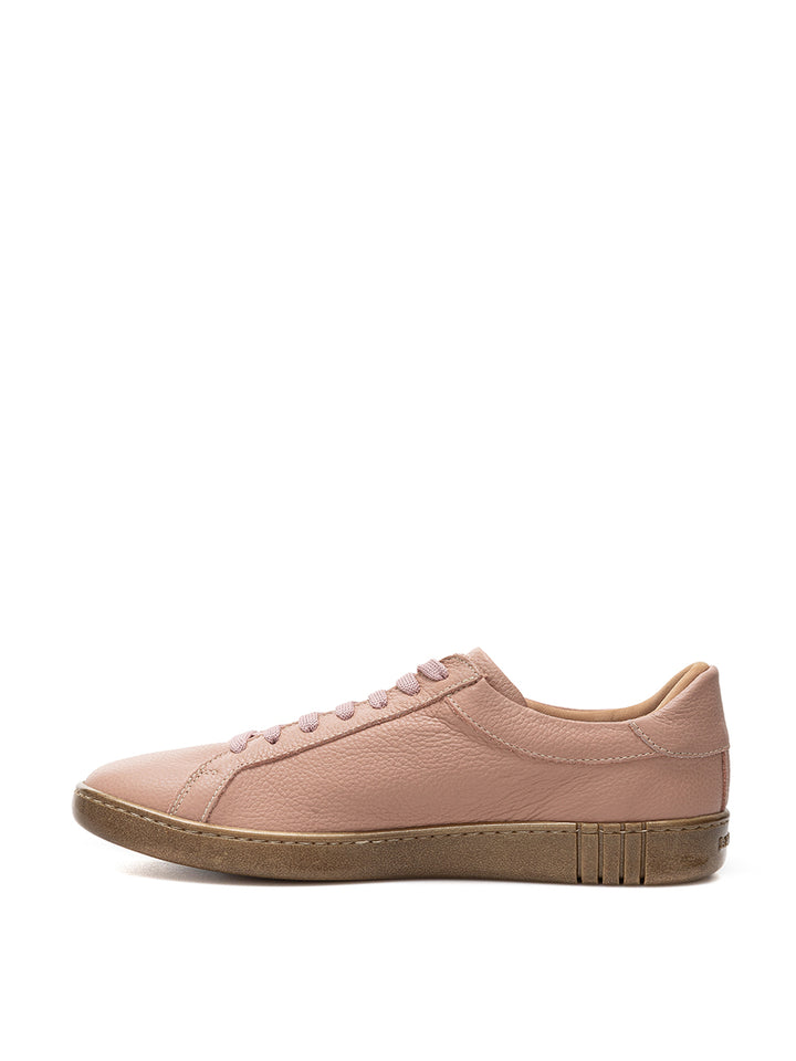 Baskets en cuir rose Bally