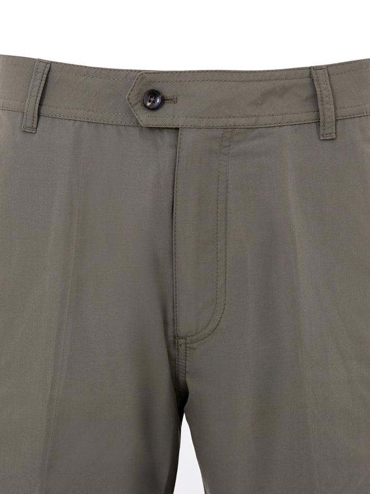 Pantalone Shorts in Tessuto Tecnico Kaki Tom Ford