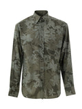 Camicia Stampa Floreale in Verde Tom Ford