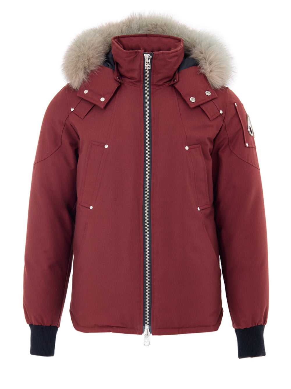 Giubbino Imbottito con Cappuccio e Pelliccia Moose Knuckles