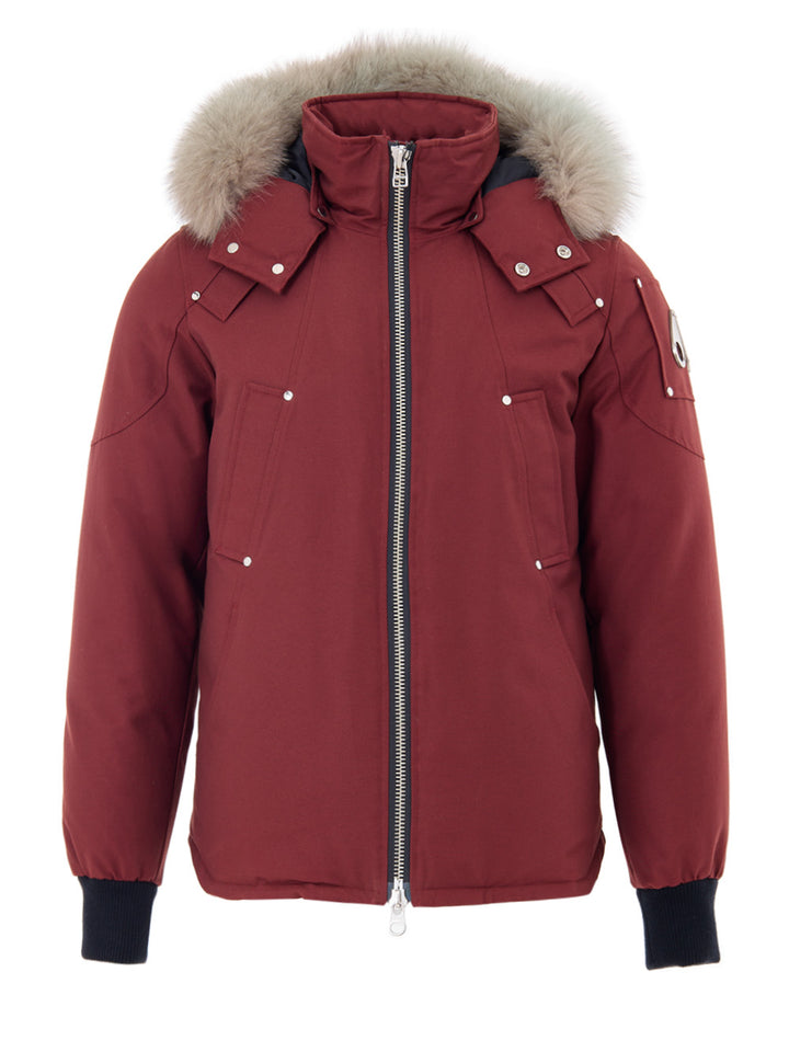 Giubbino Imbottito con Cappuccio e Pelliccia Moose Knuckles