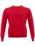 Maglia Girocollo in Rosso Gran Sasso