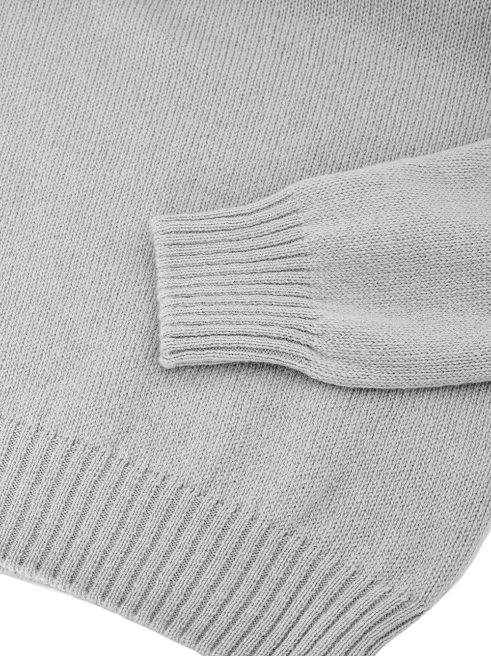 Maglione Dolcevita in Lana Grigio Gran Sasso