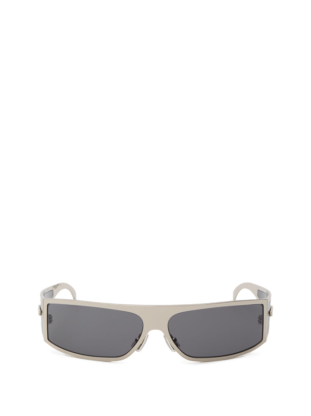 Occhiali da Sole Avvolgenti in Metallo Silver Bottega Veneta