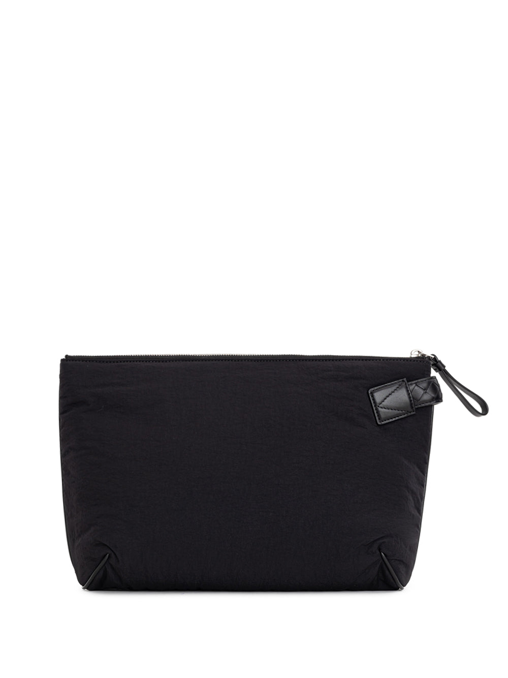 Pochette Light Paper in Nylon nero Bottega Veneta
