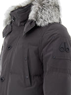 Giubbino Field Jacket in Grigio Scuro Moose Knuckles