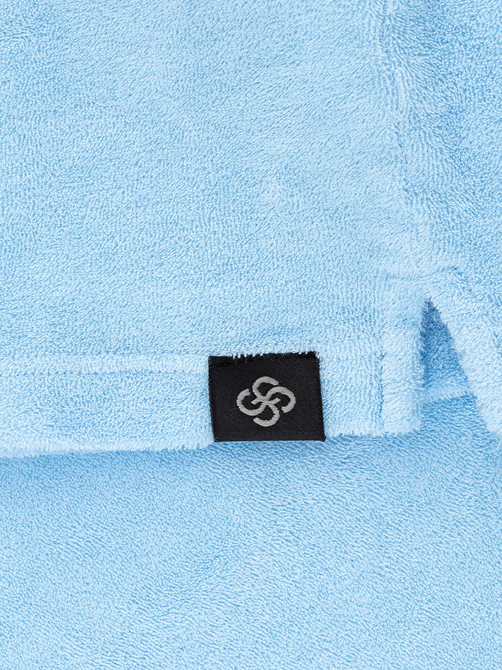 Light Blue Half Sleeve Shirt in Gran Sasso Terry