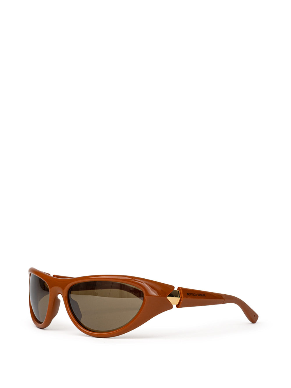 Occhiali da Sole in Acetato Marrone Bottega Veneta