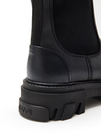 Stivali Alti Chelsea Knee-High in Nero