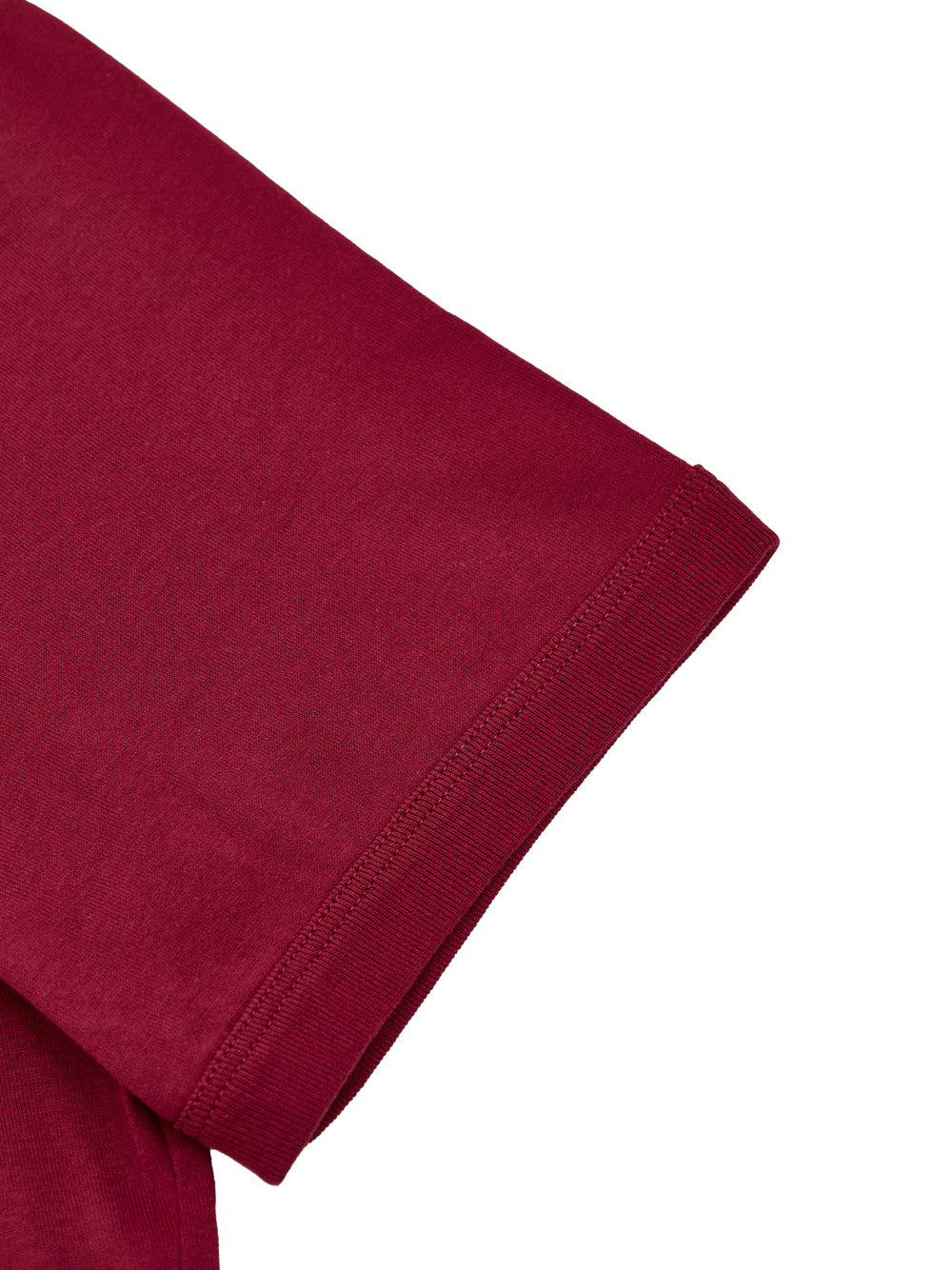 T-shirt Girocollo in Cotone Bordeaux Dolce & Gabbana