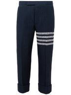 Pantalone in Tweed blu Thom Browne