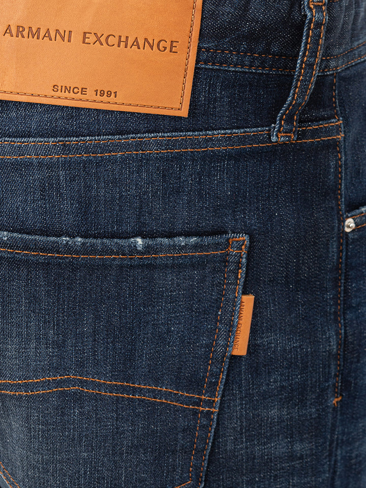 Jeans Blu Cinque Tasche Armani Exchange