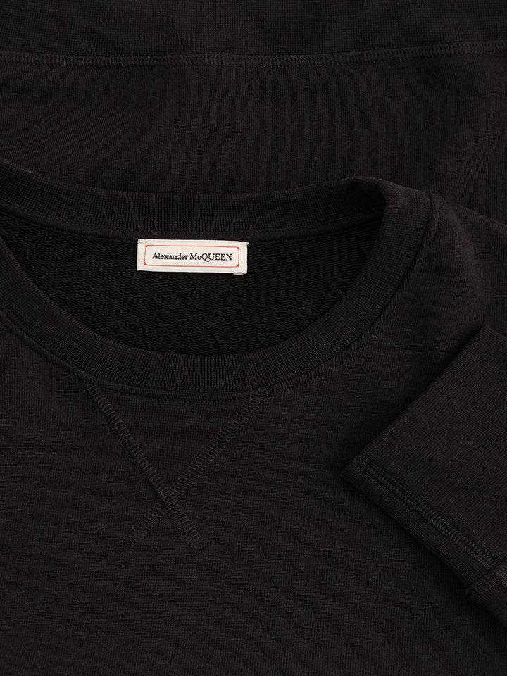 Schwarzes Basic-Sweatshirt von Alexander McQueen