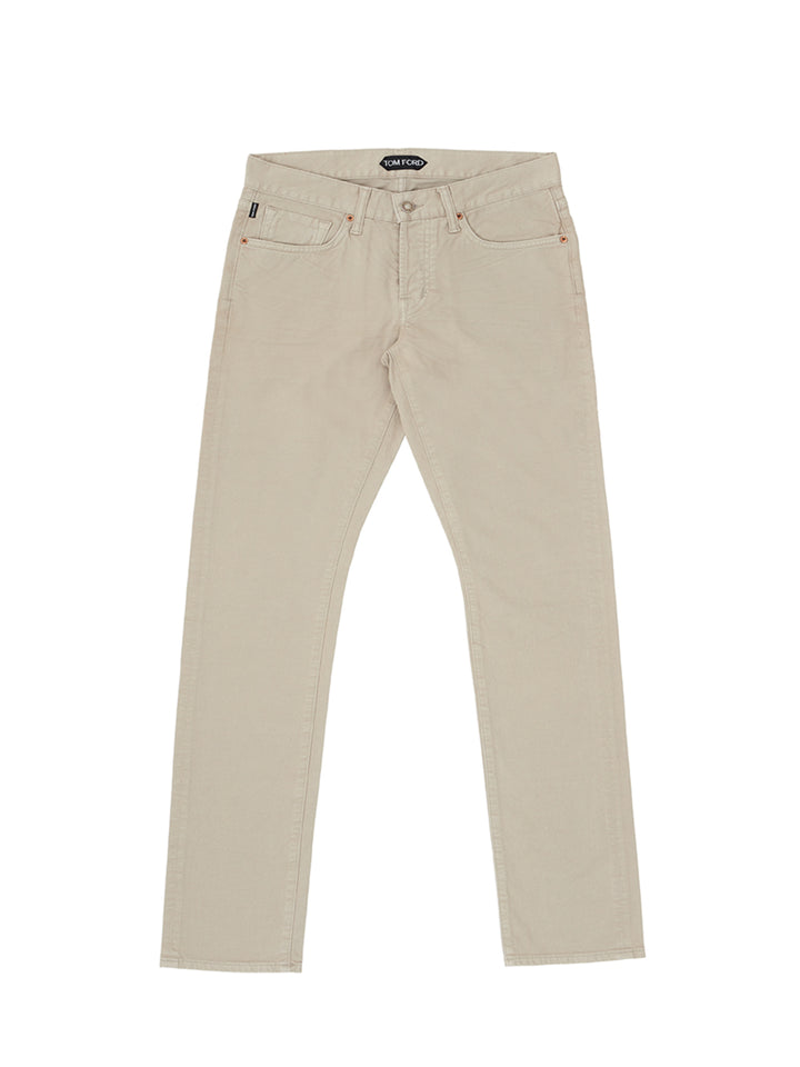 Pantalones vaqueros beige de Tom Ford