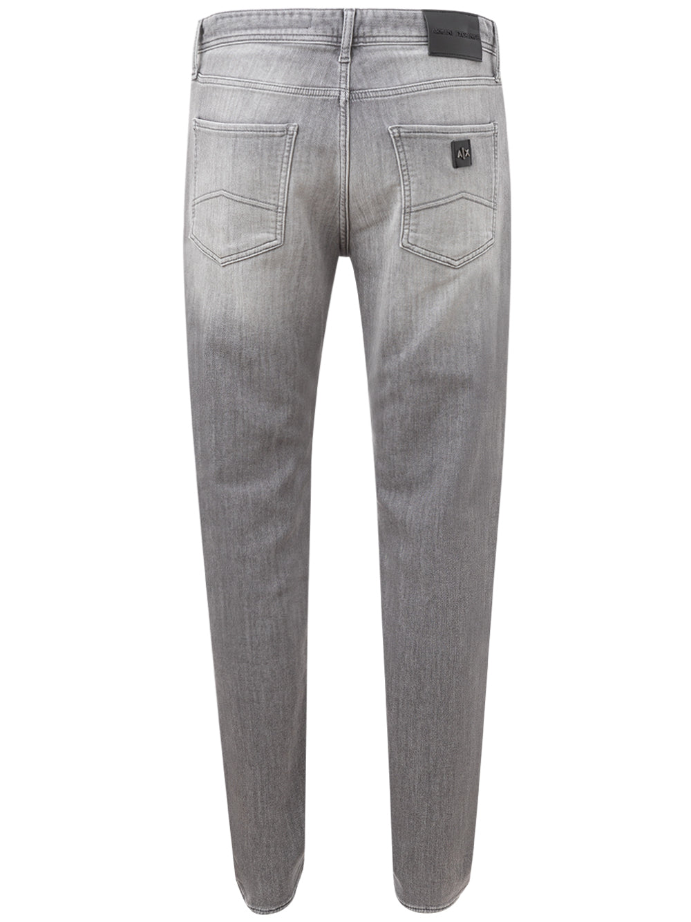 Armani Exchange five pocket gray jeans