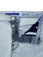 Jeans Bard in Denim Chiaro a Righe Jacob Cohen