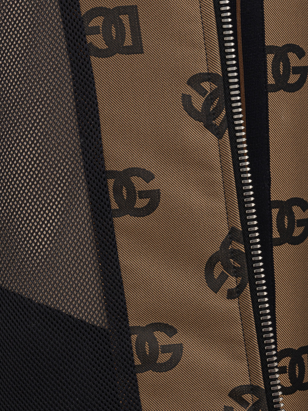 Giubbino con zip all over logo Dolce & Gabbana