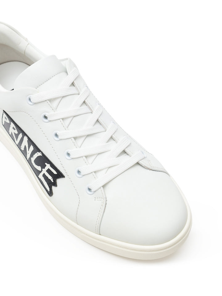 Sneakers Bassa in Pelle Bianca 'Prince' Dolce & Gabbana