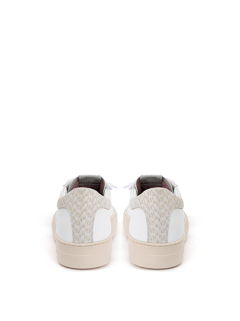 Thea Piton sneakers in white leather P448