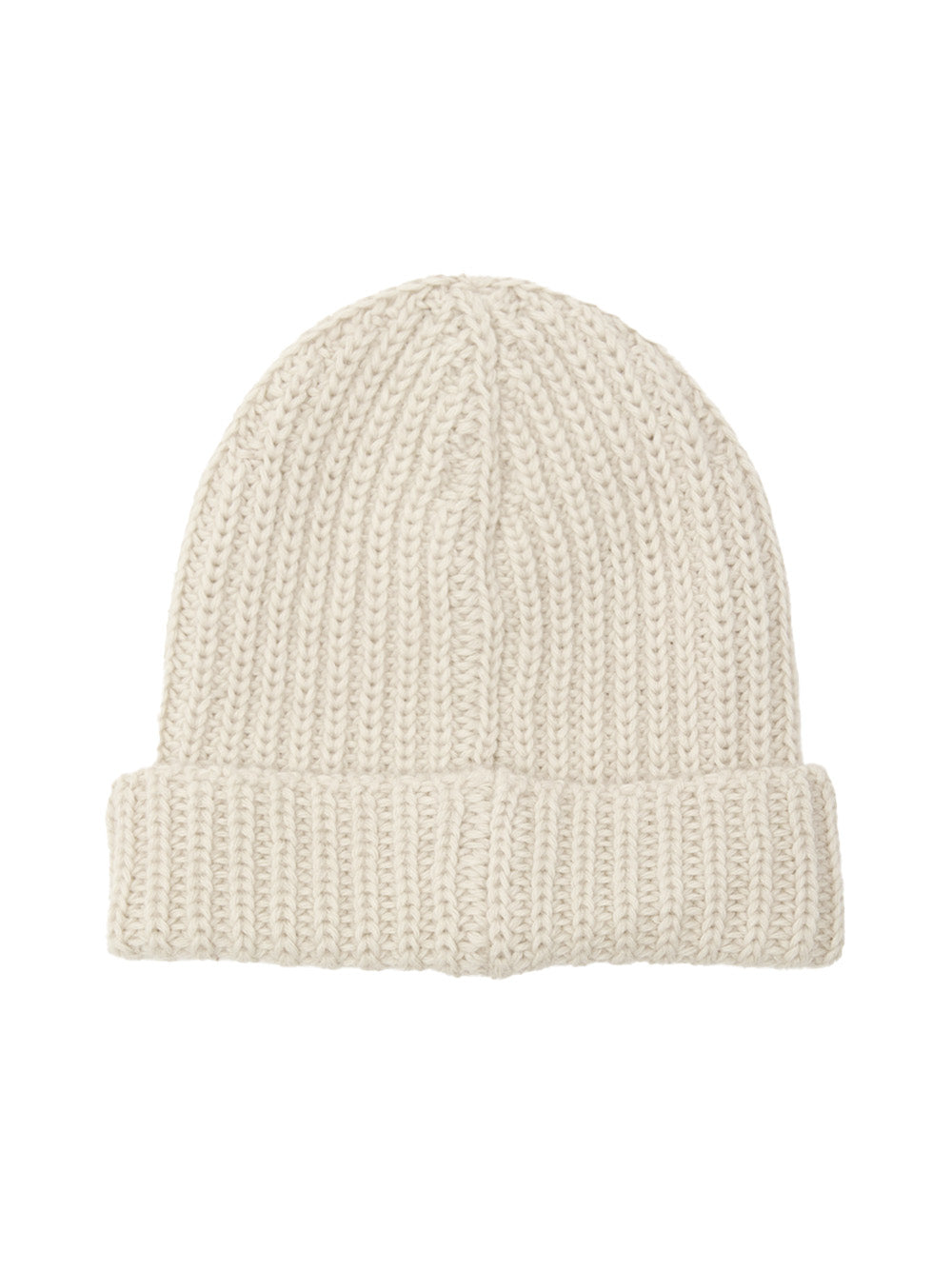Cappellino in Lana di Alpaca Bianco Gran Sasso