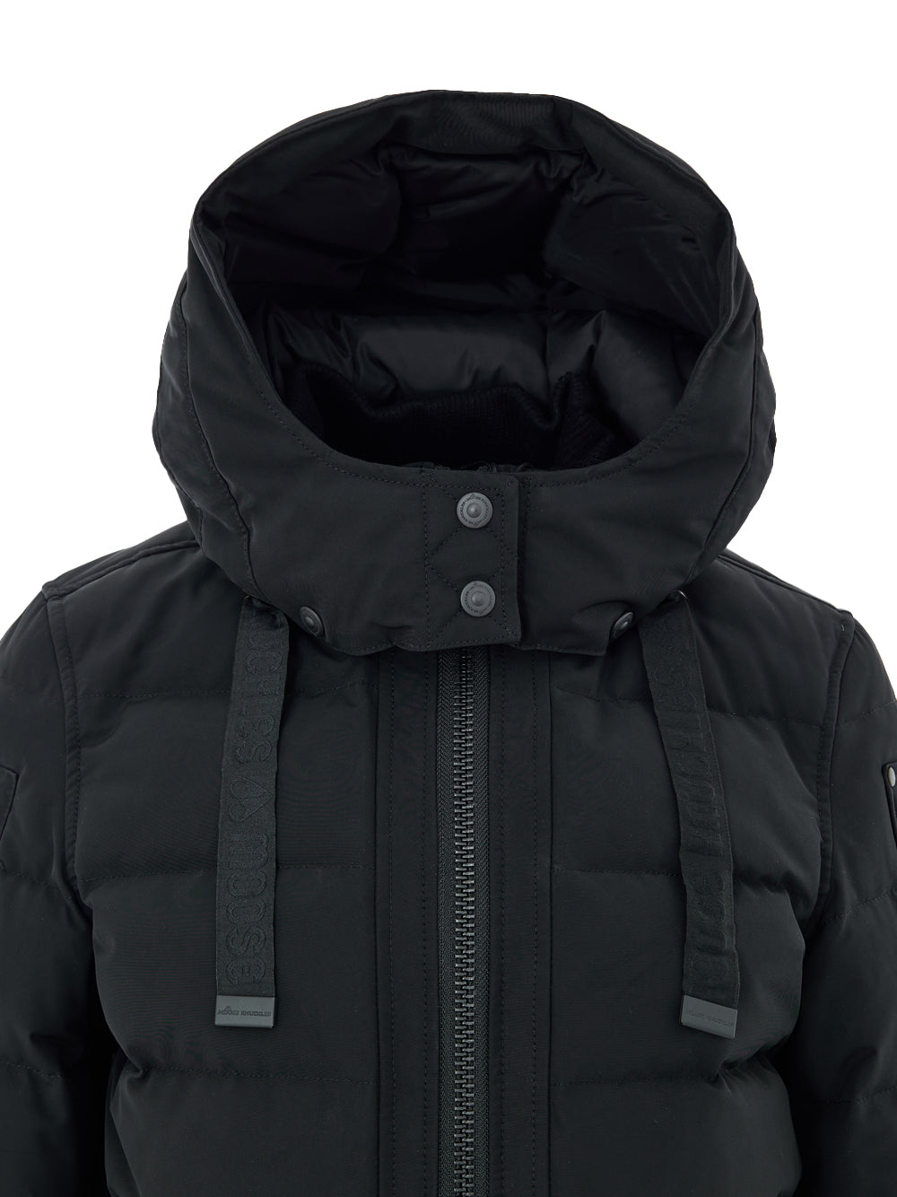 Giubbino Bomber Imbottito in Nero Moose Knuckles