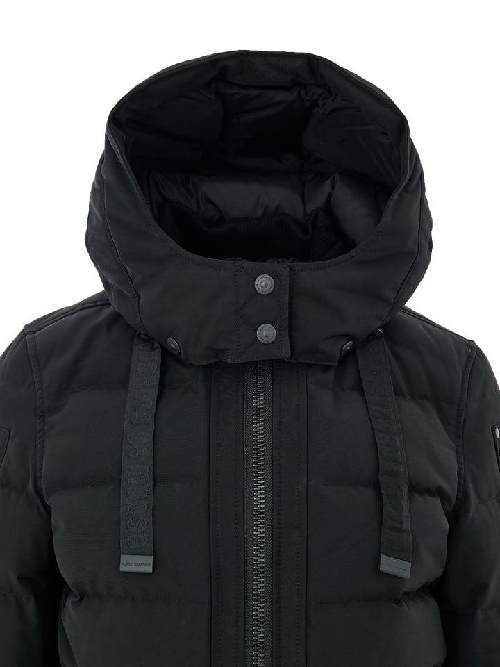 Giubbino Bomber Imbottito in Nero Moose Knuckles