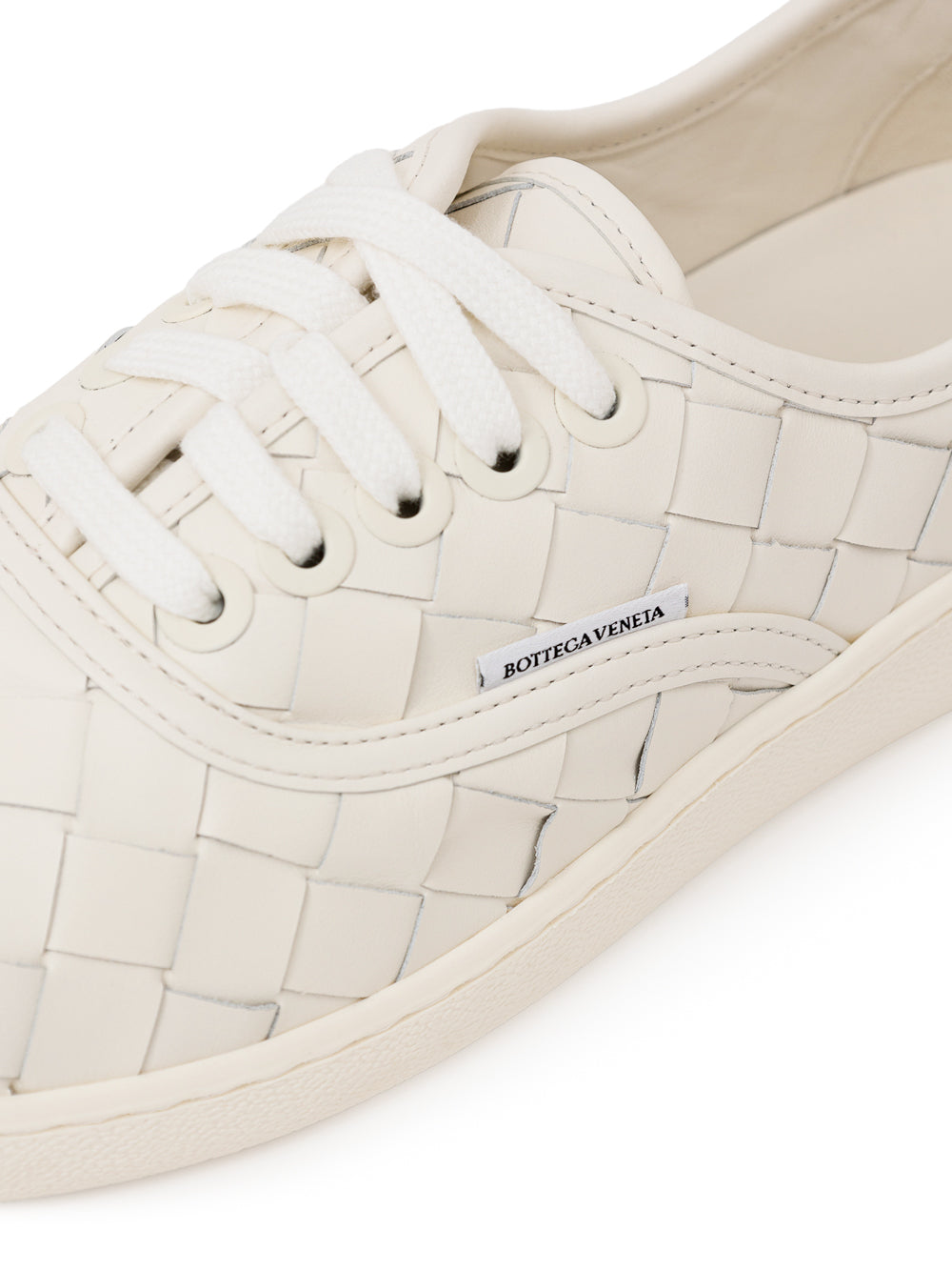 Bottega Veneta Sawyer Woven Leather Sneakers