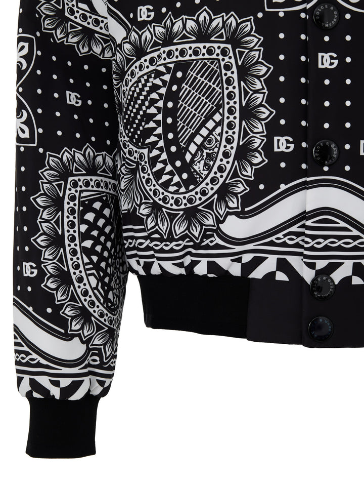 Giubbino Bomber Stampato Dolce & Gabbana
