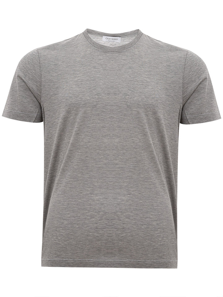 Gran Sasso Flame Effect Cotton T-Shirt