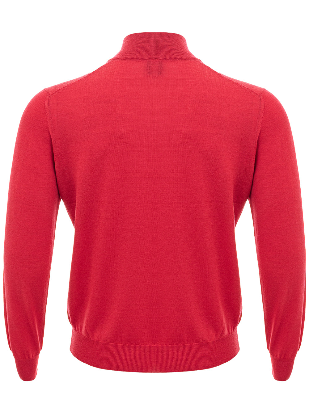 Gran Sasso Mock Neck Sweater with Half Zip