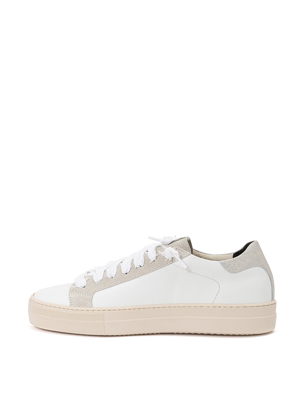 Sneakers Bianche Thea P448 in pelle