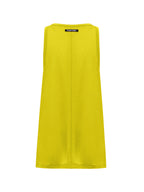 Top smanicato in seta giallo Tom Ford