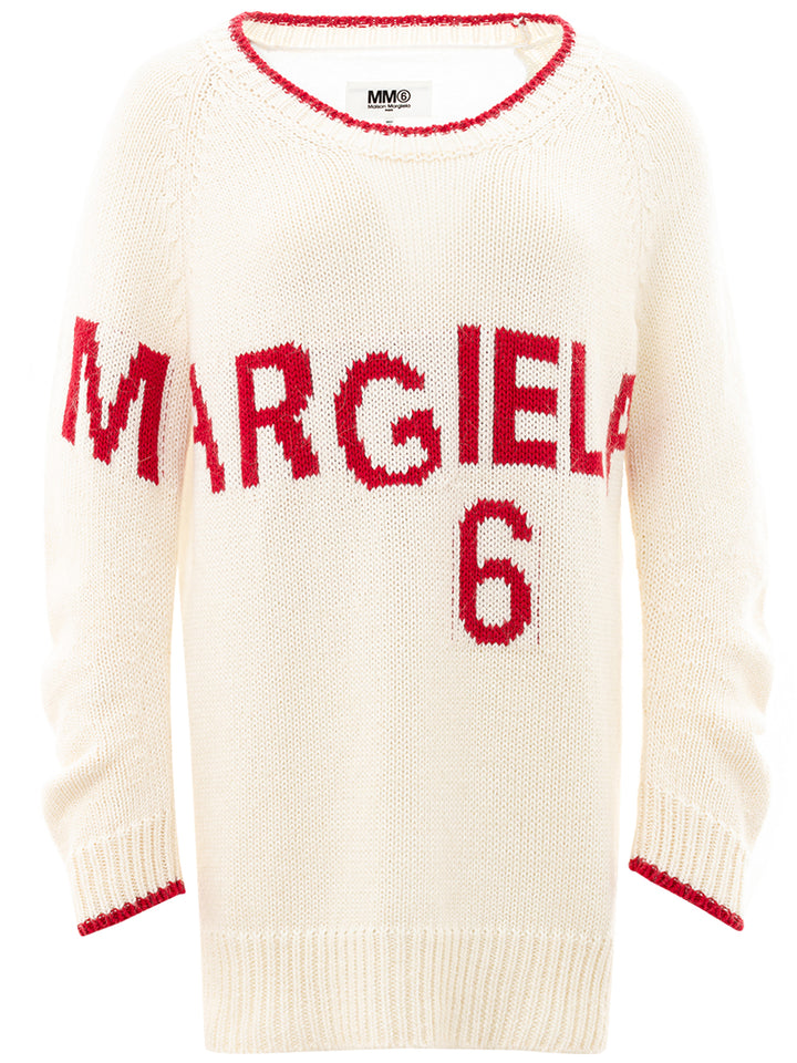 Oversized MM6 Maison Margiela sweater with logo