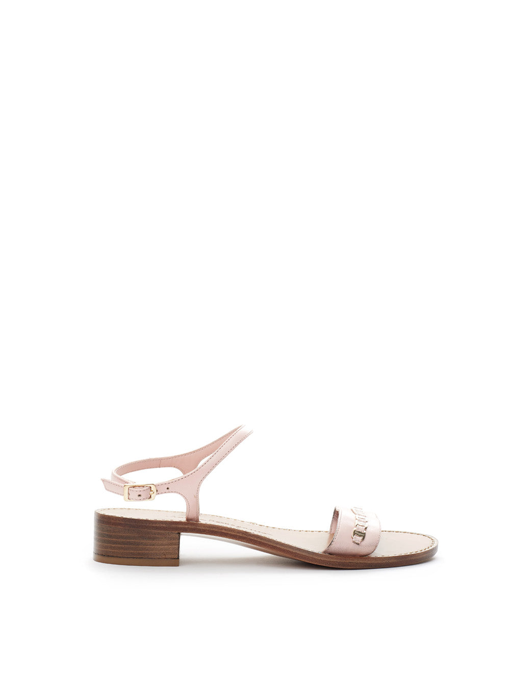 Salvatore Ferragamo Tremiti Pink Leather Sandals