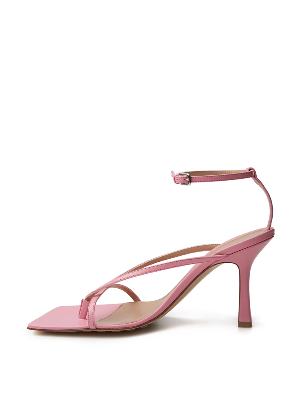 Stretch Sandals in Pink Bottega Veneta