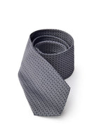 Cravatta 7 cm in Seta Stampa Grigia Jil Sander