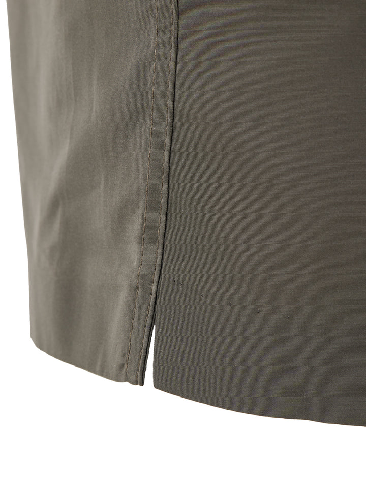 Pantalone Shorts in Tessuto Tecnico Kaki Tom Ford