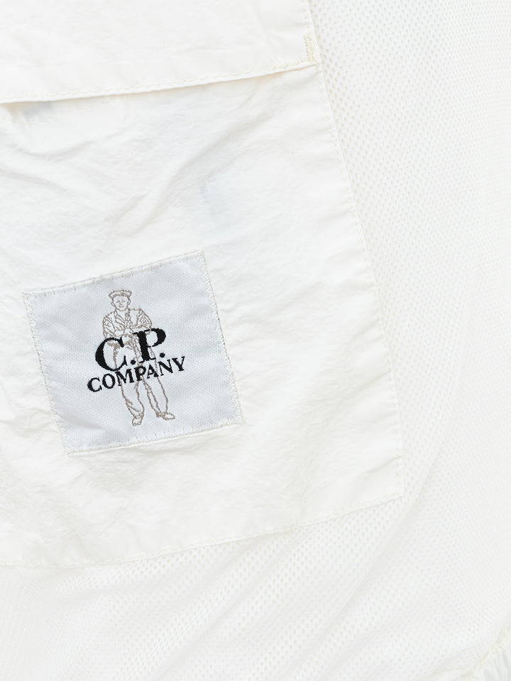 CP Company White Technical Fabric Jacket