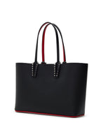 Christian Louboutin Cabata Große Tote Bag aus schwarzem Leder