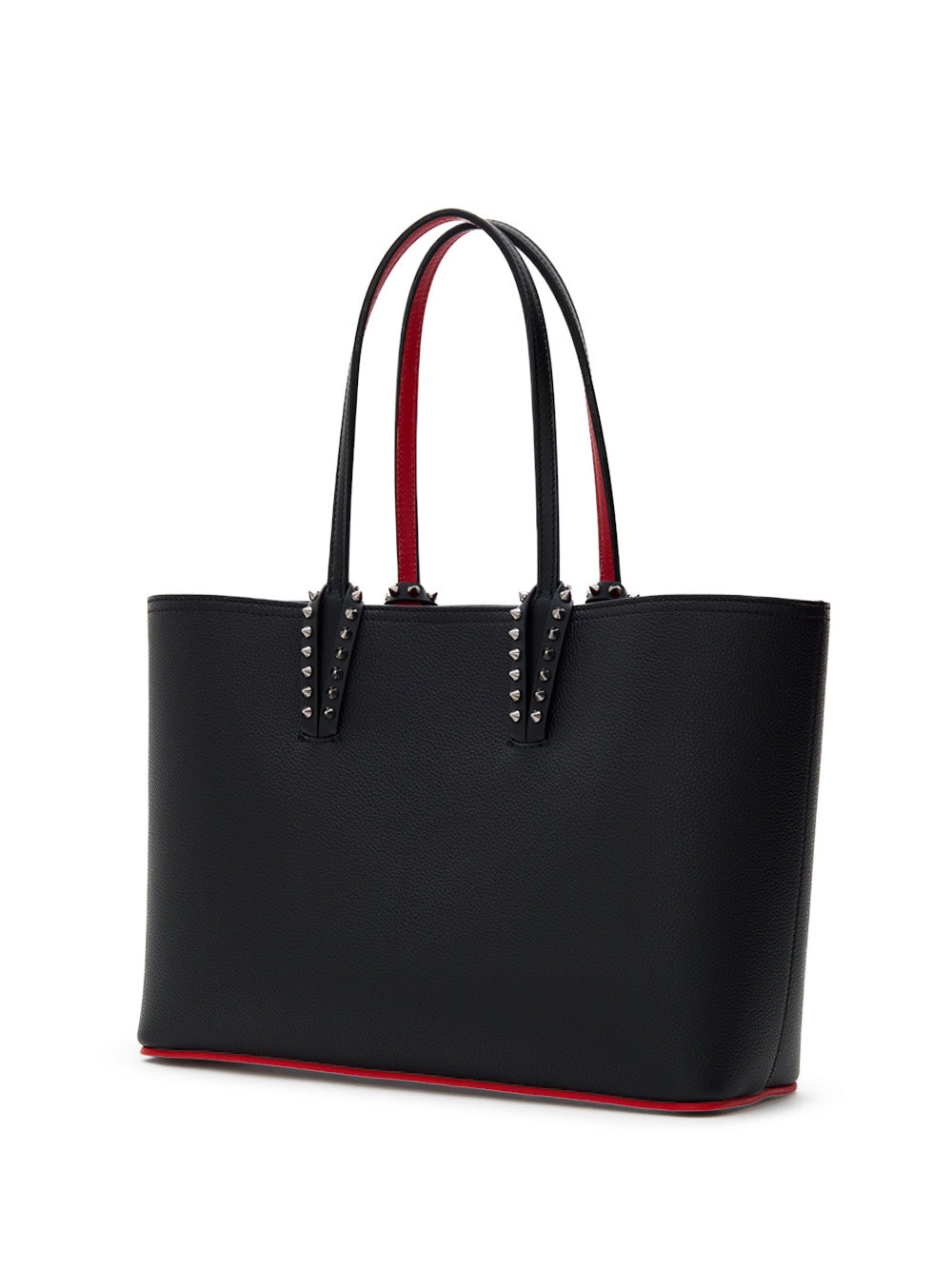 Christian Louboutin Cabata Große Tote Bag aus schwarzem Leder