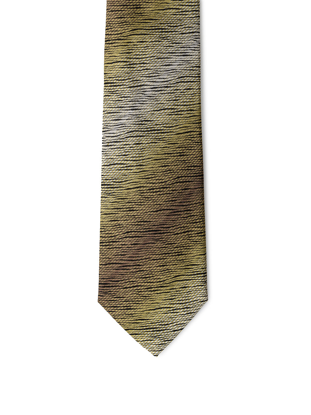 Green silk tie by Emporio Armani