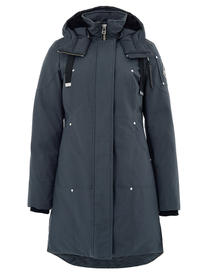 Parka Grigio con Cappuccio Moose Knuckles