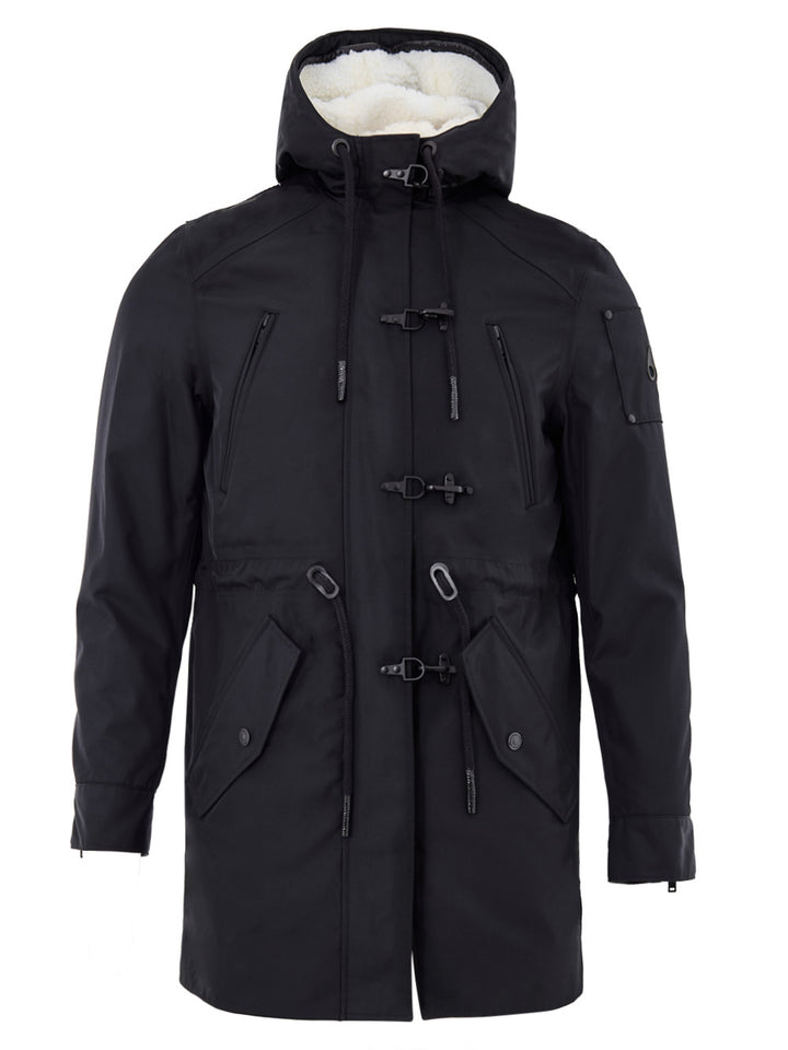 Giubbino Parka Blu con Coulisse Moose Knuckles