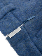 Pantaloncini Shorts Misto Mohair in Blu Avio Gucci